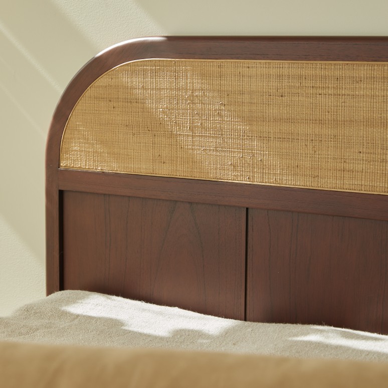 Hector - Cabecero de madera de mindi 180 cm