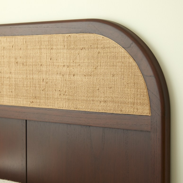Hector - Headboard in mindi wood 200 cm