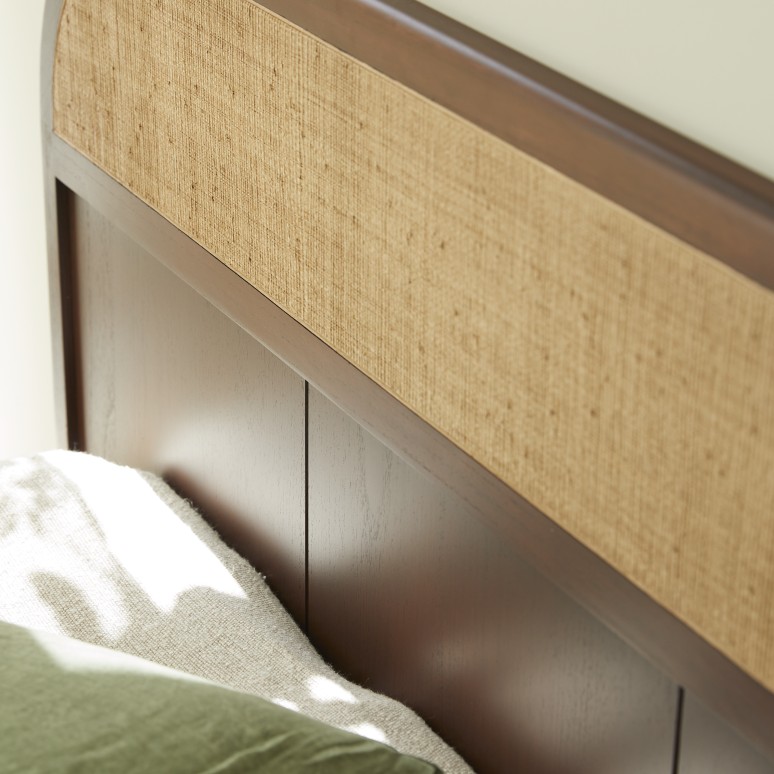 Hector - Headboard in mindi wood 200 cm