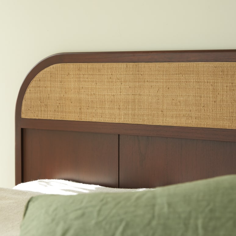 Hector - Cabecero de madera de mindi 200 cm