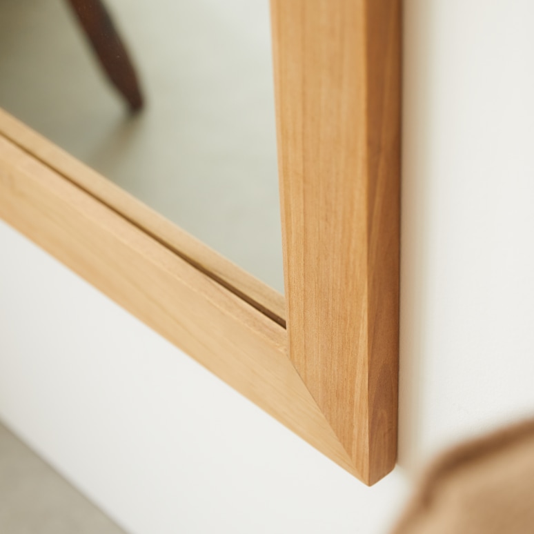 Tona - Solid teak full-length mirror 160x60 cm