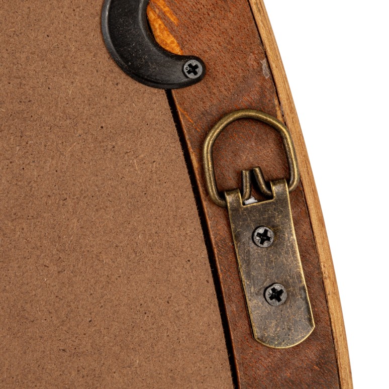 Wyatt - Wall Mirror with Rattan Wrapped Frame, Natural