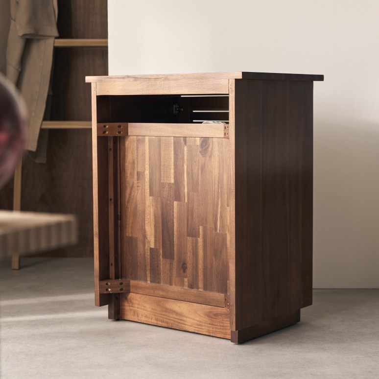 Loggia - Mueble de almacenaje de acacia maciza 60 cm