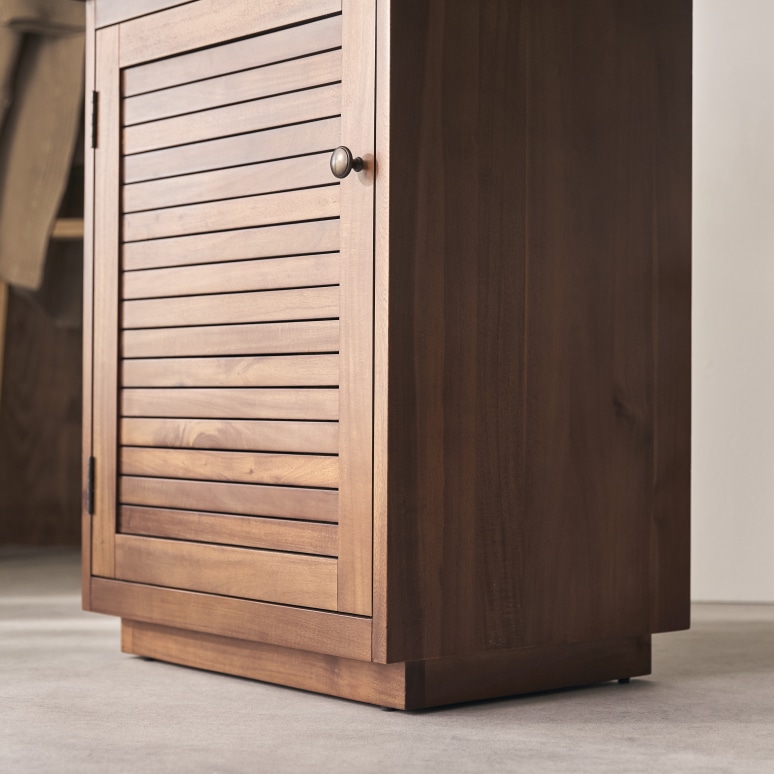 Loggia - Mobile contenitore in acacia massello 60 cm