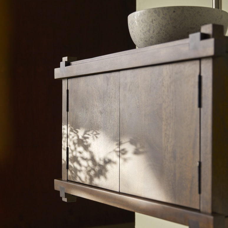 Arko - Solid mango wood basin unit 80 cm