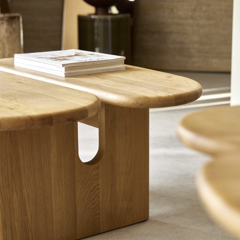 Sophia - Massief eiken salontafel