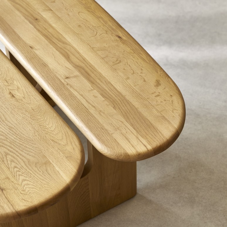 Sophia - Couchtisch aus massiver Eiche