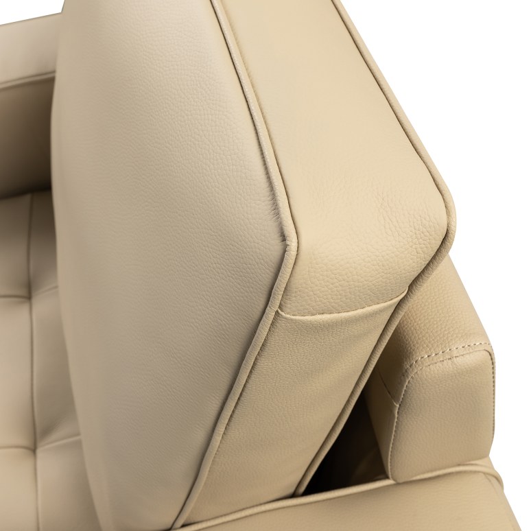 Maverick - Armchair Mid-Century Armchair in Genuine Leather