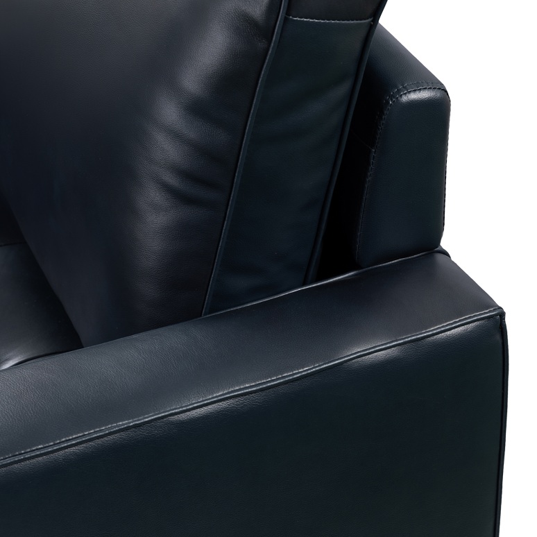 Maverick - Armchair Mid-Century Armchair in Genuine Leather