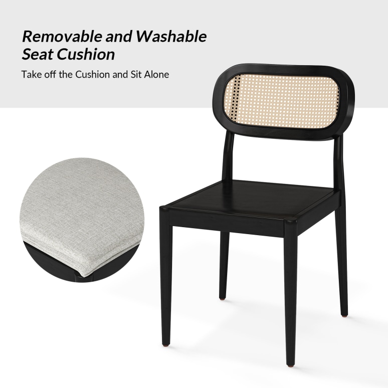 Sullivan - Chairs Rattan & Wood Dining Chairs (Set of 2)