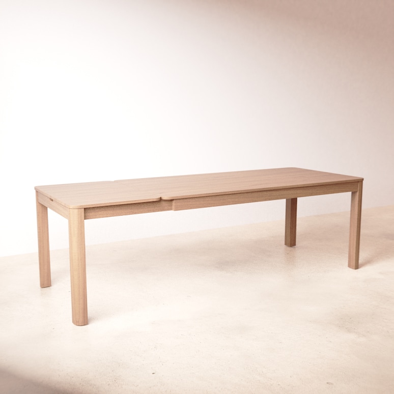 Léon - Solid teak 8–10-seater extendable table