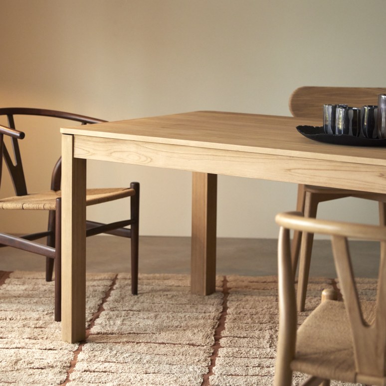 Léon - Tavolo allungabile in teak massello 8-10 persone.