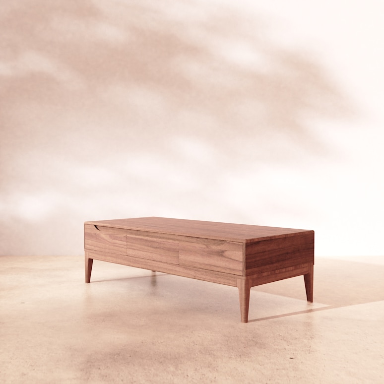 Gabrielle - Gabrielle solid mango wood coffee table