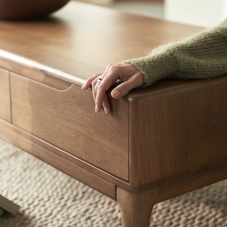 Gabrielle - Gabrielle solid mango wood coffee table