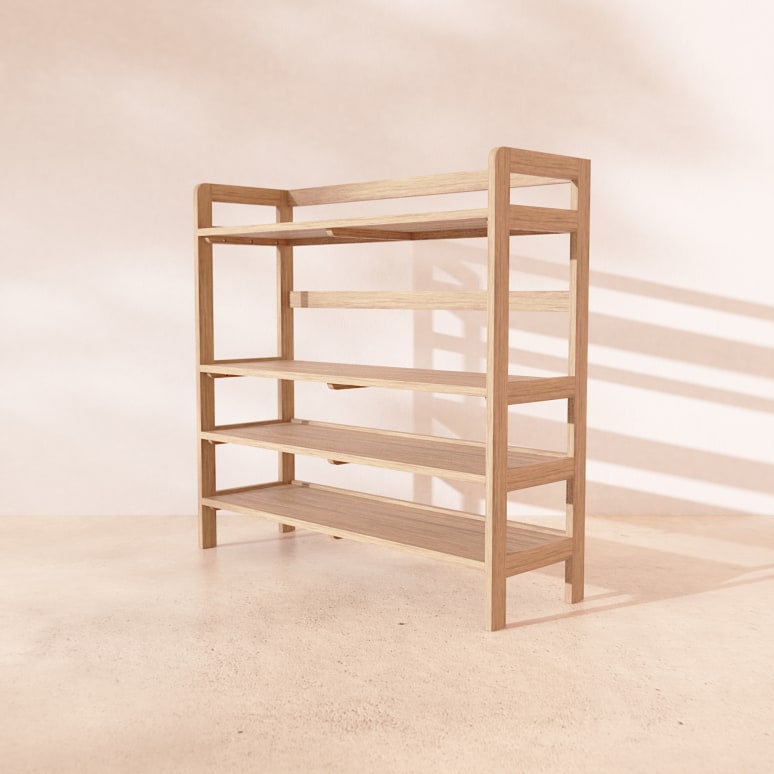 Esmée - Hoge consoletafel van massief eikenhout