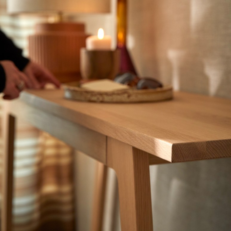 Esmée - Massief eikenhouten consoletafel