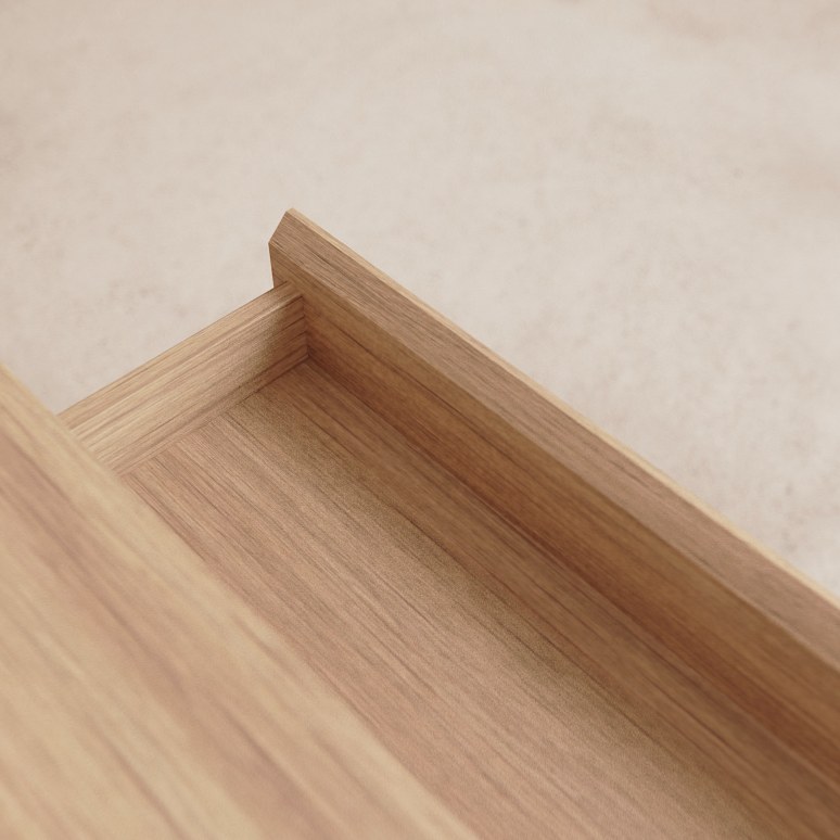 Esmée - Massief eikenhouten dressoir 130 cm