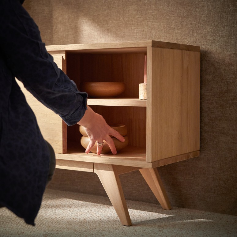 Esmée - Credenza in rovere massello 130 cm