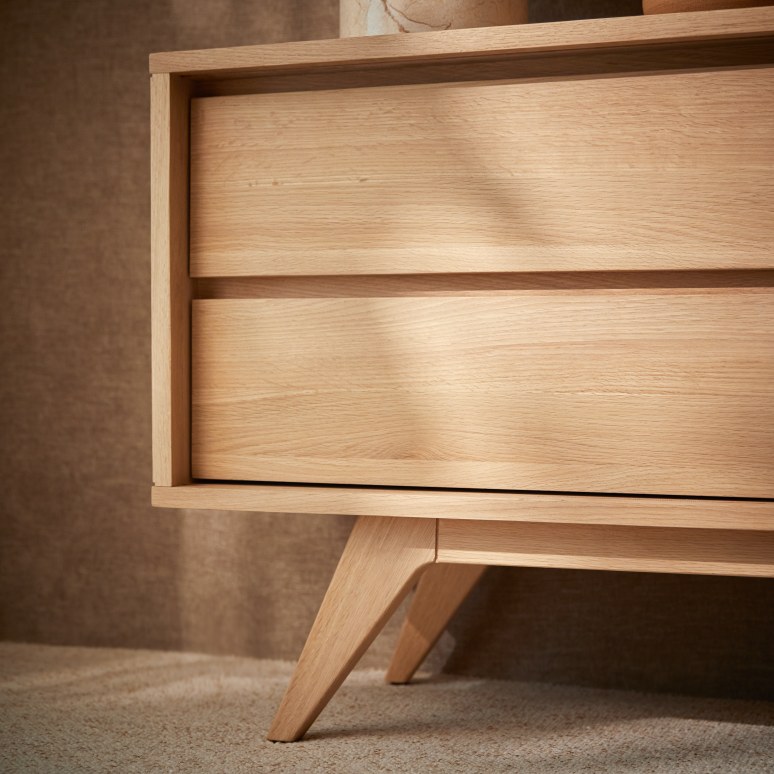 Esmée - Buffet en chêne massif 130 cm