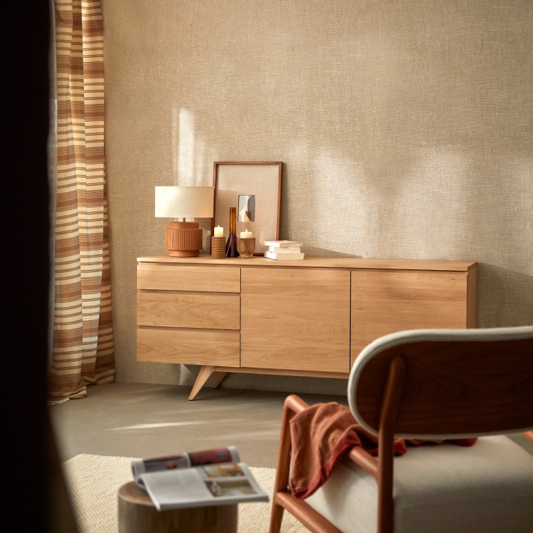 Esmée - Sideboard aus massiver Eiche 180 cm