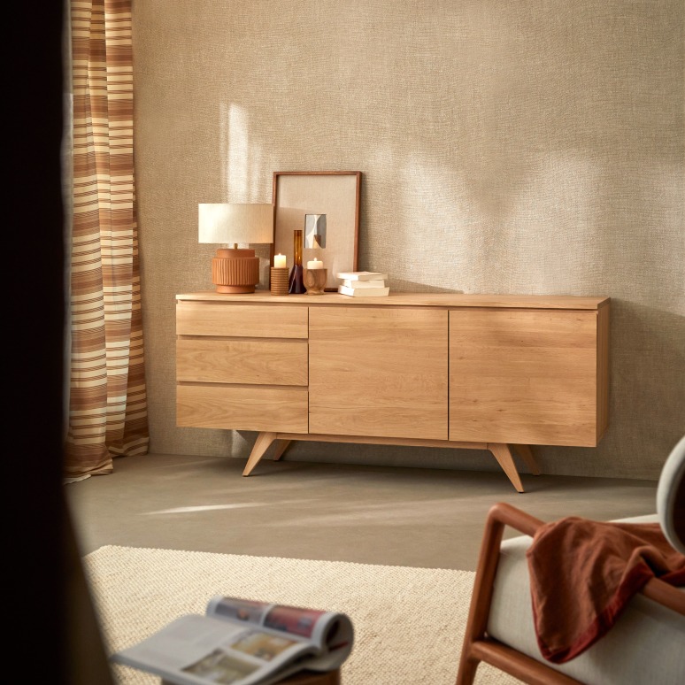 Esmée - Credenza in rovere massello 180 cm