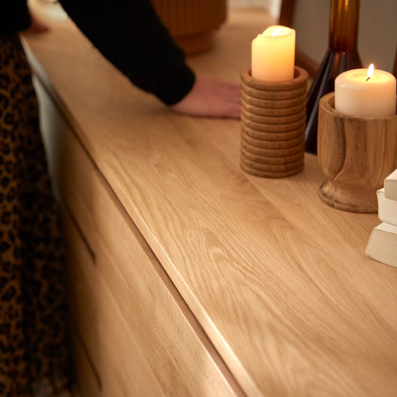 Esmée - Buffet en chêne massif 180 cm