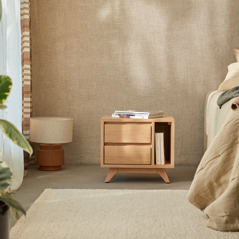 Esmée - Bedside table in solid oak