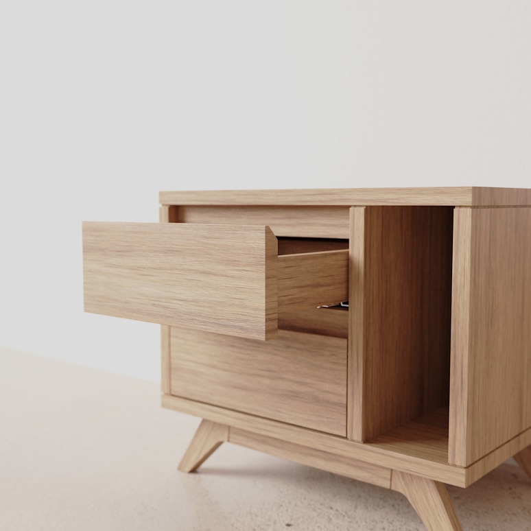 Esmée - Bedside table in solid oak