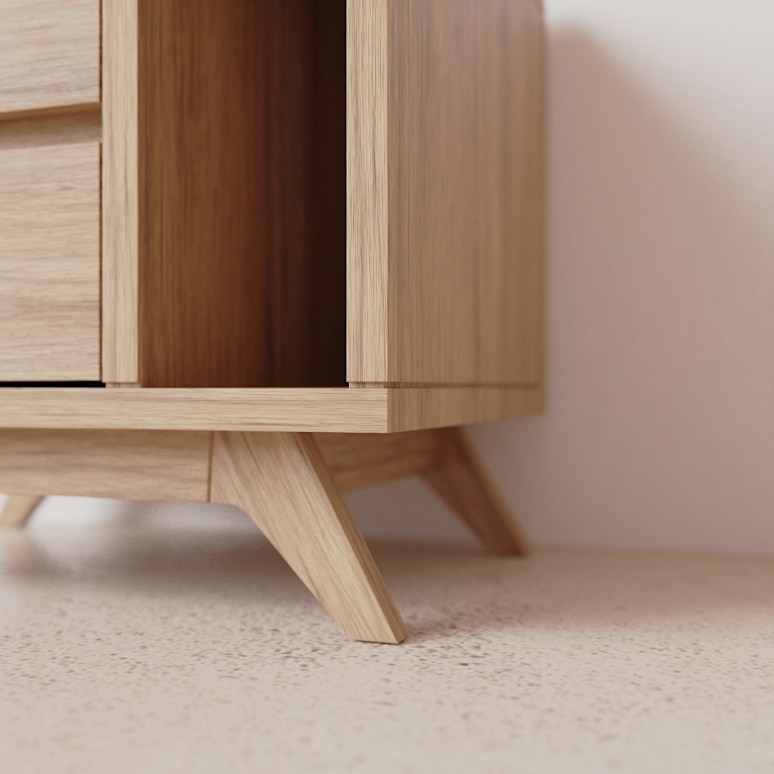 Esmée - Bedside table in solid oak