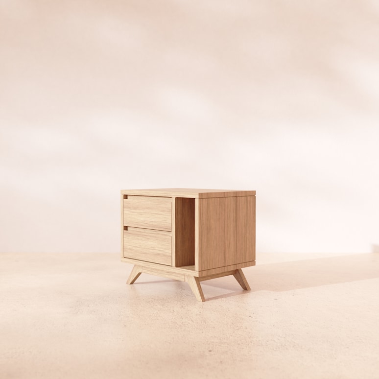 Esmée - Bedside table in solid oak