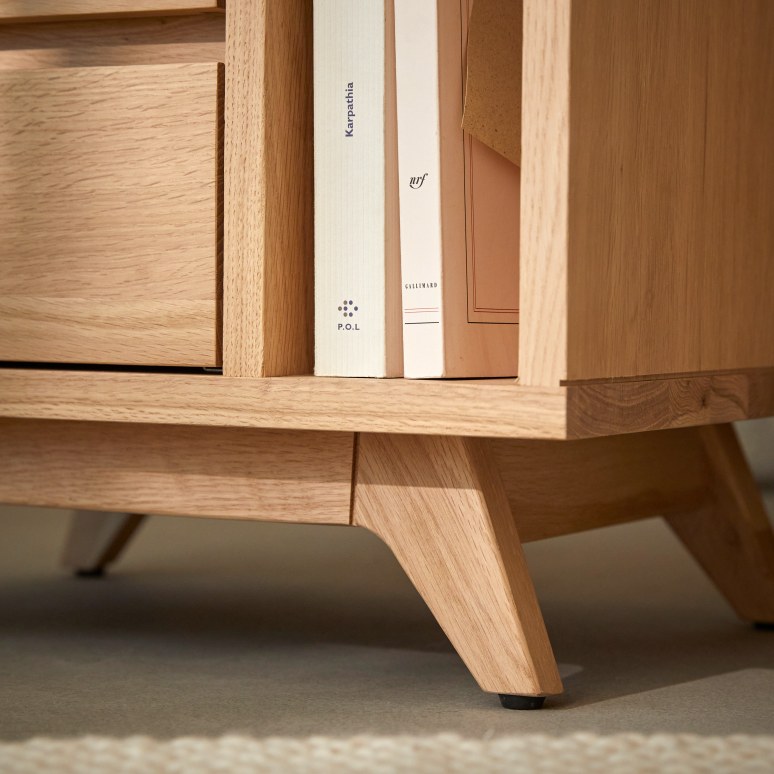 Esmée - Bedside table in solid oak