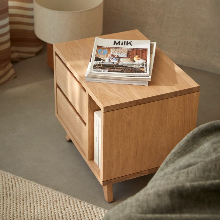 Esmée - Bedside table in solid oak