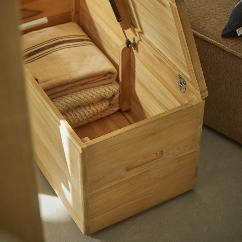 Nino - Cassapanca in teak massello