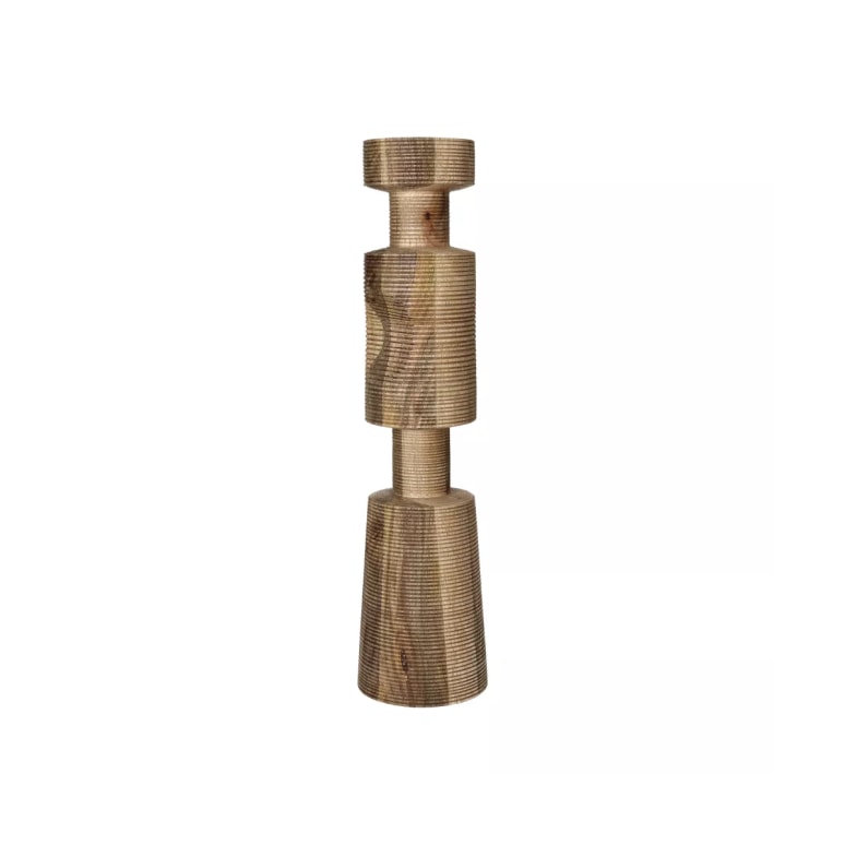 Rotello - Portacandele in mango, 50 cm