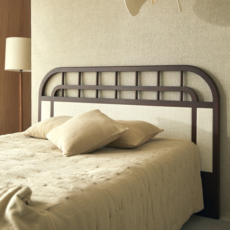 Ael - Cabecero de madera de mindi 190 cm