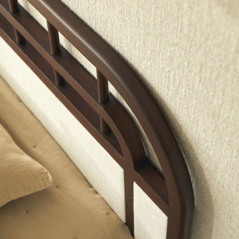 Ael - Cabecero de madera de mindi 190 cm