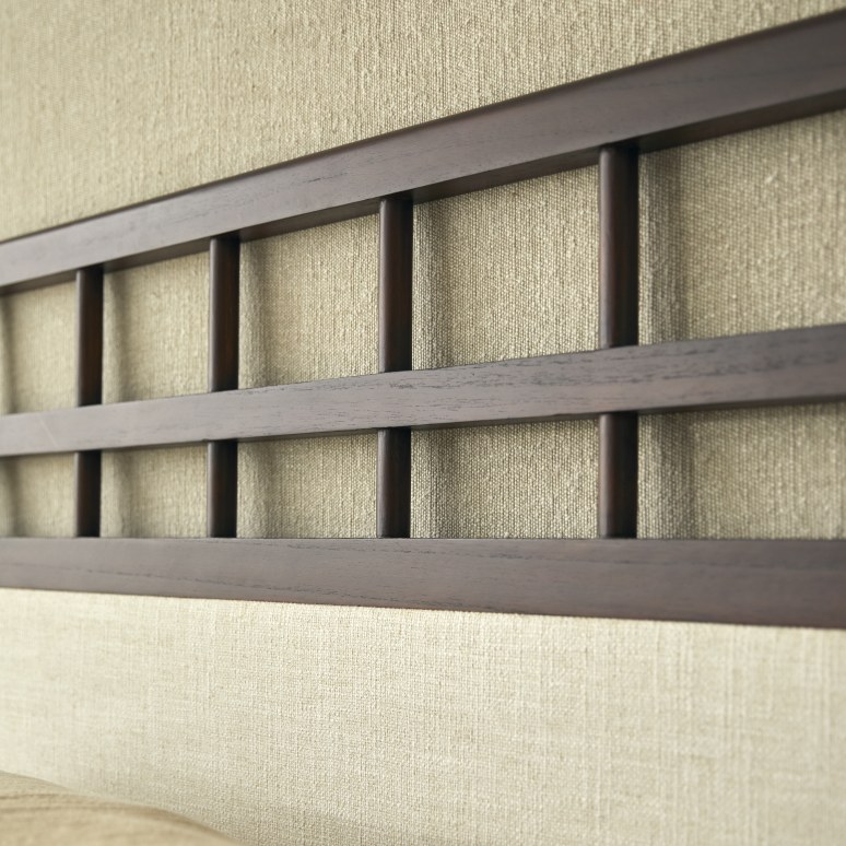 Ael - Cabecero de madera de mindi 190 cm