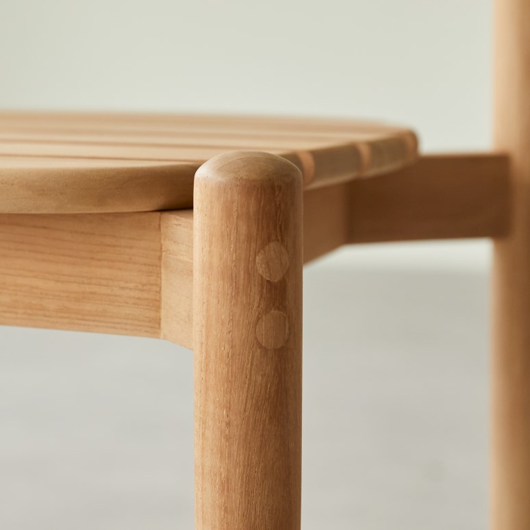 Vadim - Sedia in teak massello