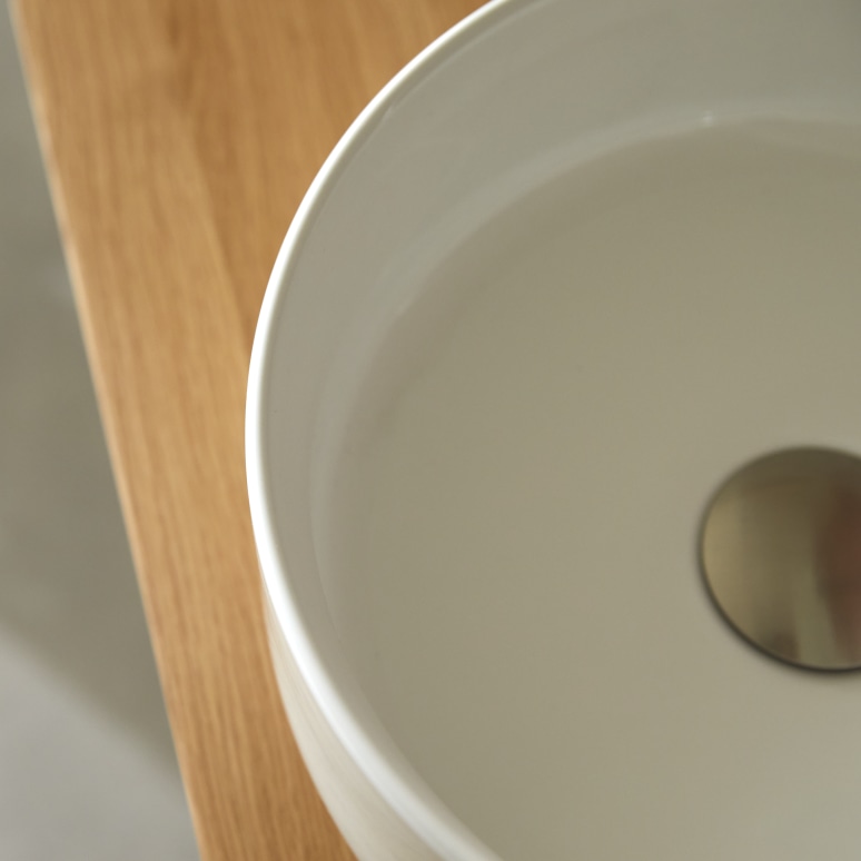 Tao - Lavabo rotondo in ceramica