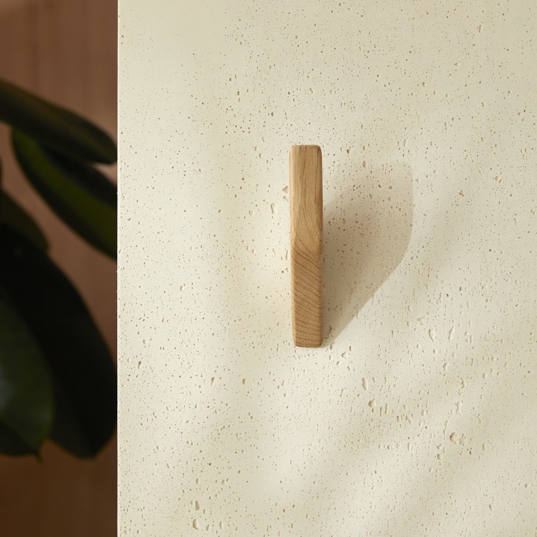 Lea - Percha de roble macizo