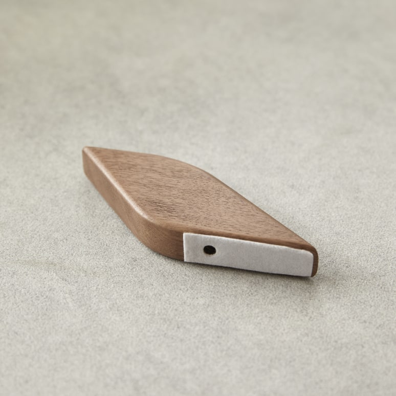 Lea - Hallway coat hook in solid dark ash