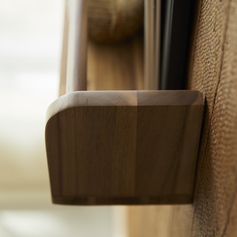 Lila - Wandplank in massief acaciahout 60 cm