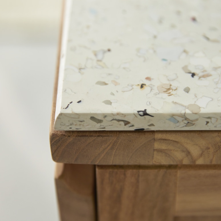 Jim - Recycelte top mit terrazzo-effekt 120 cm - Le Pavé & Tikamoon