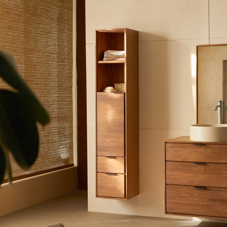 Senson - Solid walnut storage tower