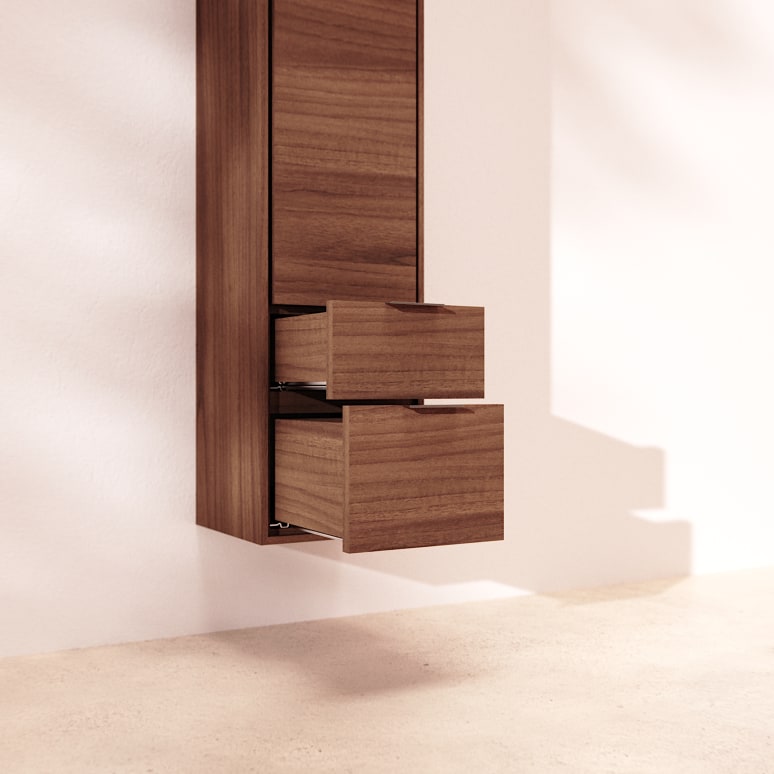 Senson - Solid walnut storage tower
