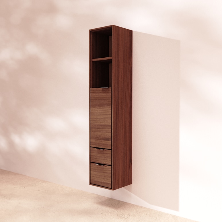 Senson - Solid walnut storage tower