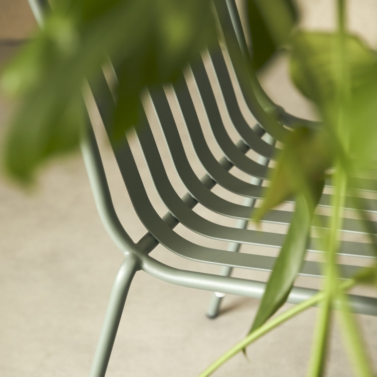 Gaby - Chaise en métal green