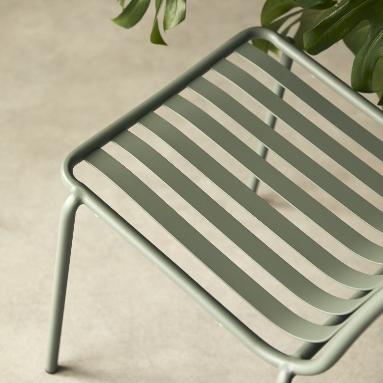 Gaby - Stuhl Green aus Metall