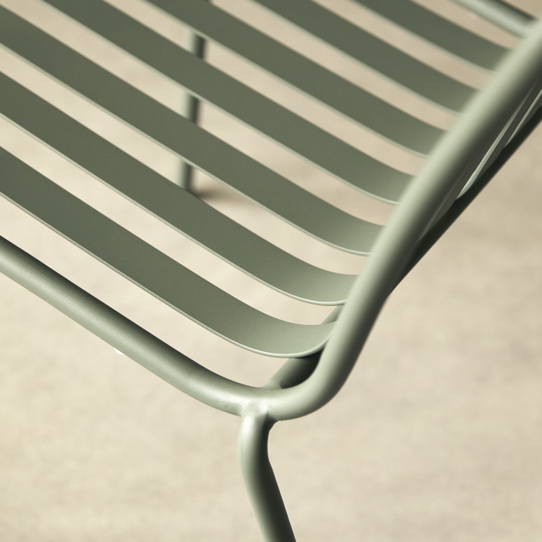 Gaby - Chaise en métal green