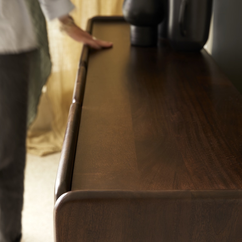 Noé - Sideboard aus massivem Mangoholz, 160 cm